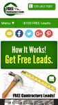 Mobile Screenshot of freecontractorsleads.com